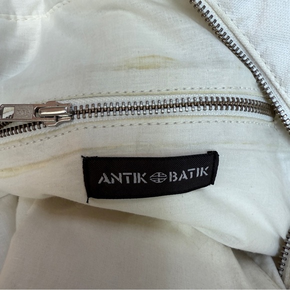 Antik Batik Bohemian Yellow and Cream Beaded Embellished Tote Bag - Picture 12 of 16